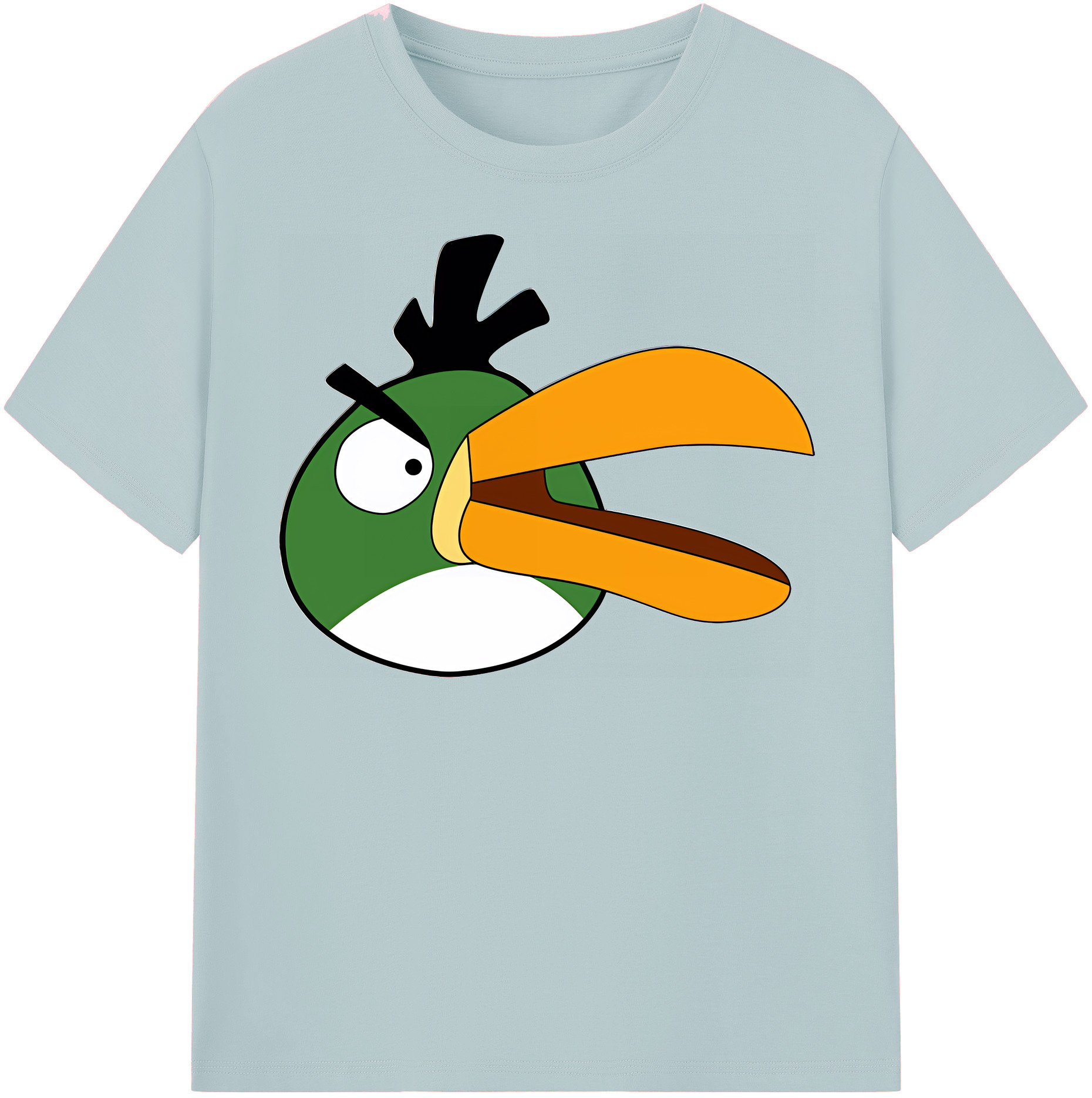 （画像用） Angry Birds アングリーバード 綿100％半袖Tシャツ（フロントプリント）